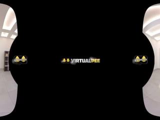 Virtualpee - pasarica pisare cu stupendous frumuseţe miky dragoste în virtual realitate