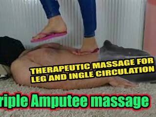 Amputeeritu saamine jalafetiš massaaž trample torkima crush pov jalg lakkumisest
