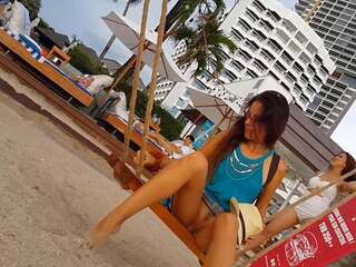 No kathok at pantai katelu # flashing in publik