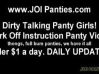 Let Me Kick off These Panties for You JOI: Free HD sex film f4