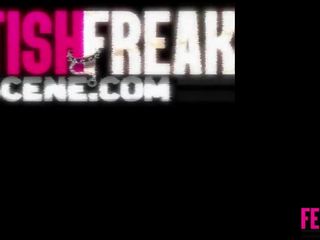 Tabby Fucks 3 Monster Dildos in Fetish Freak Scene: x rated video video 06