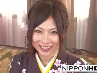 Japonesa geisha fica amarrado para cima e played com