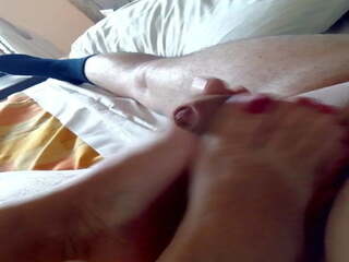 Toejob and Footjob: Free Free and Xxx HD dirty video movie 46