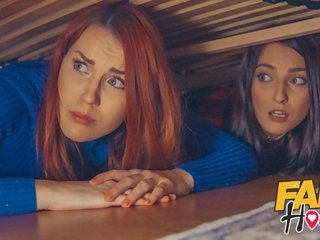 Fake Hostel Stuck under A Bed 2 Halloween sex film Special