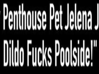 Голям бюст penthouse pet jelena jensen дилдо чука басейна!