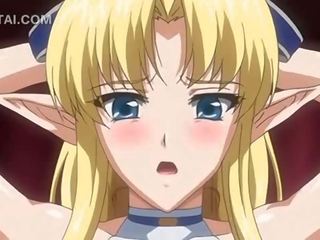 Glorious blonde anime fairy cunt banged hardcore