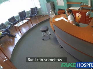 FakeHospital inviting nurse heals patient with hard office dirty video film
