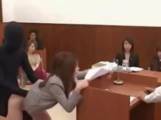 Japonesa diva lawyer fica fodido por um invisible homem